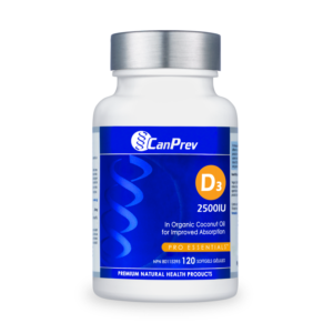 CanPrev D3 2500IU – MCT Base 120 softgels