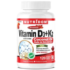 Nutridom Vitman D3+K2 120 Gels